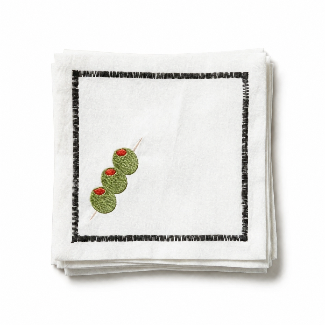 Dirty Martini Cocktail Napkins