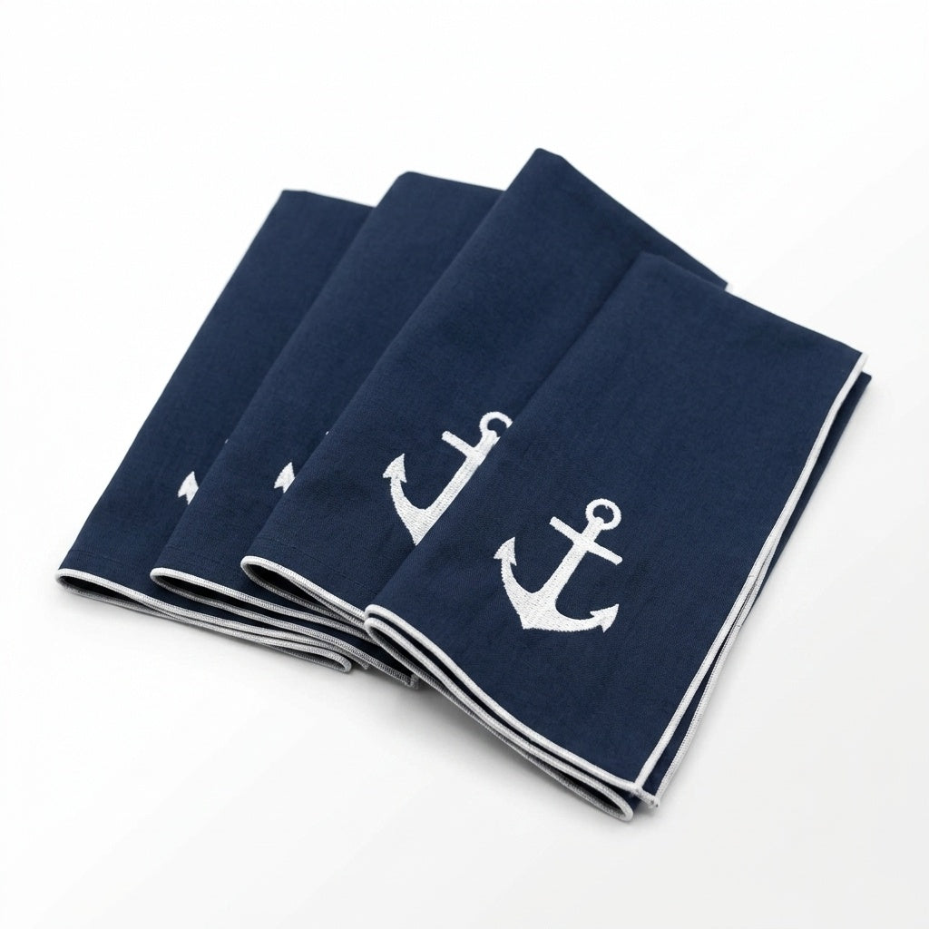 Coastal Anchor Dinner Napkins
