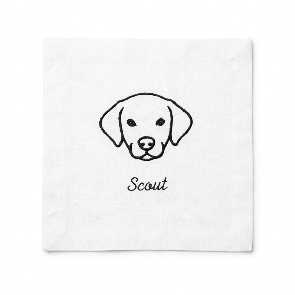 Custom Dog Cocktail Napkins