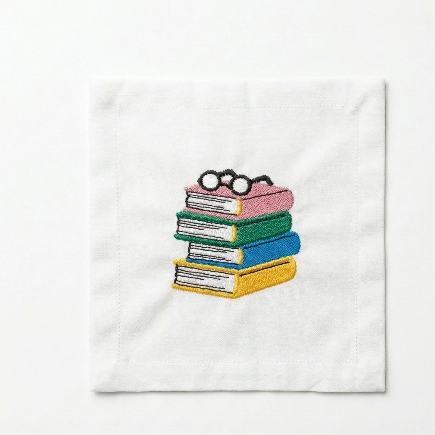 Stacked Books Cocktail Napkins