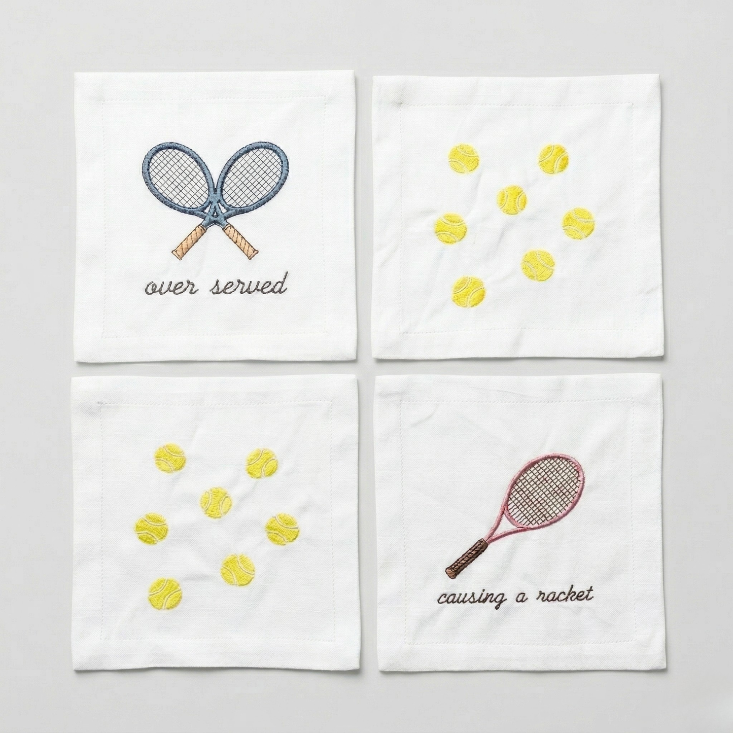 Tennis Club Cocktail Napkins