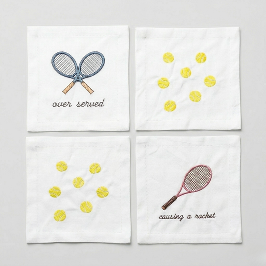 Tennis Club Cocktail Napkins