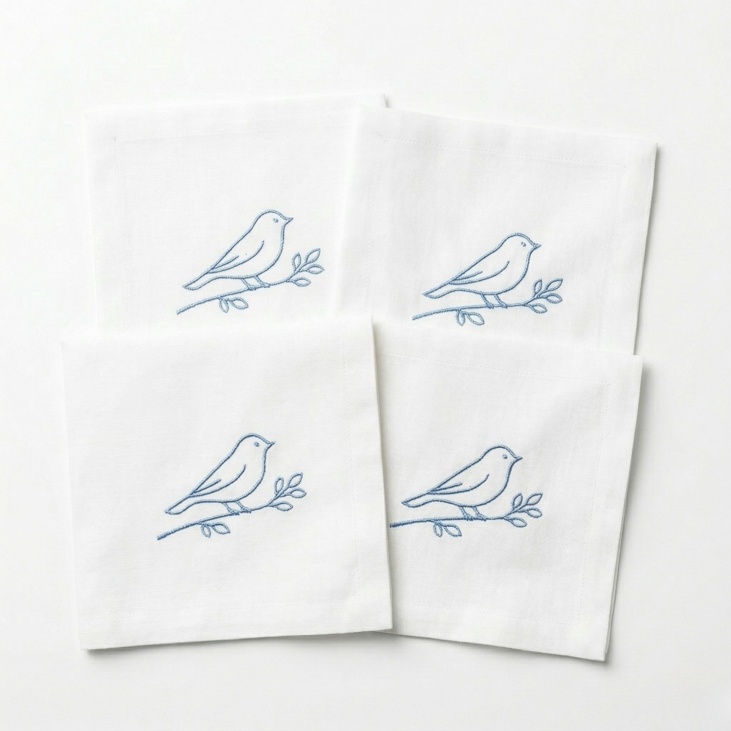 Bird on Branch Cocktail Napkins