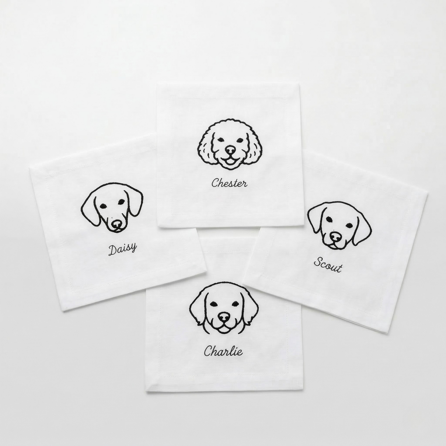 Custom Dog Cocktail Napkins