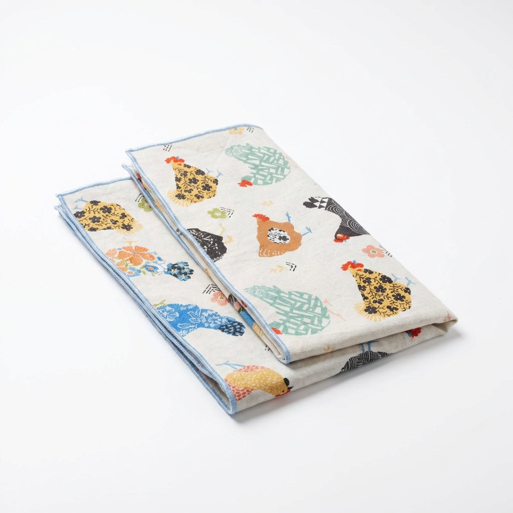 Farmhouse Hen Dinner Napkins