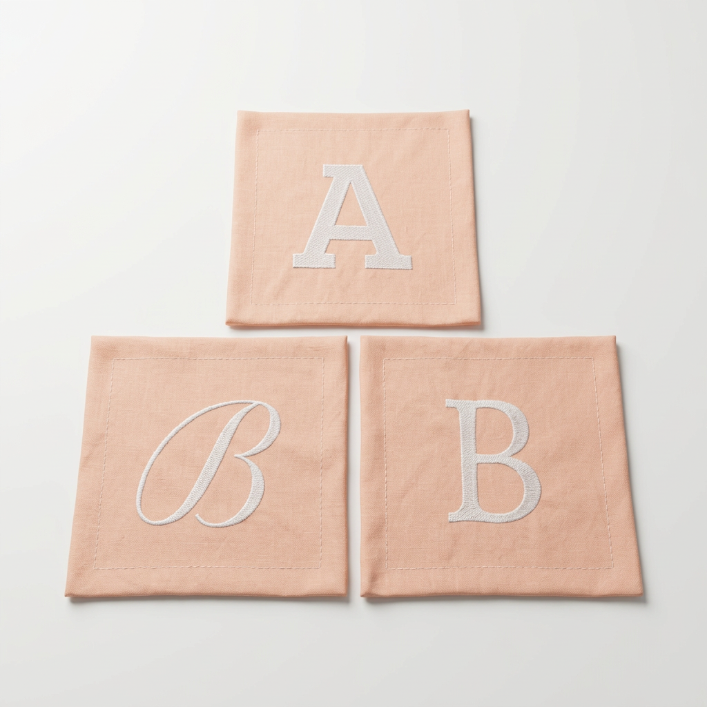 Initial Cocktail Napkins