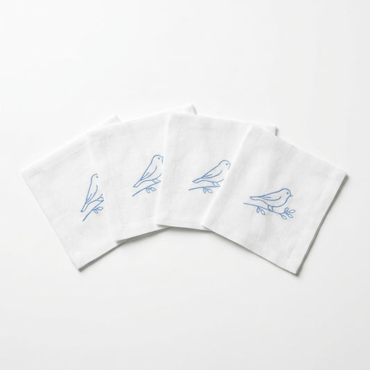 Bird on Branch Cocktail Napkins