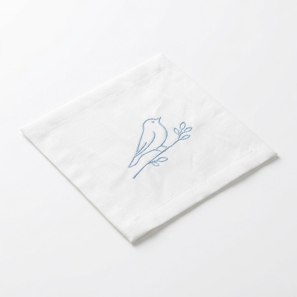 Bird on Branch Cocktail Napkins