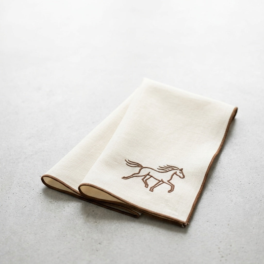 Running Horse Icon Dinner Napkins