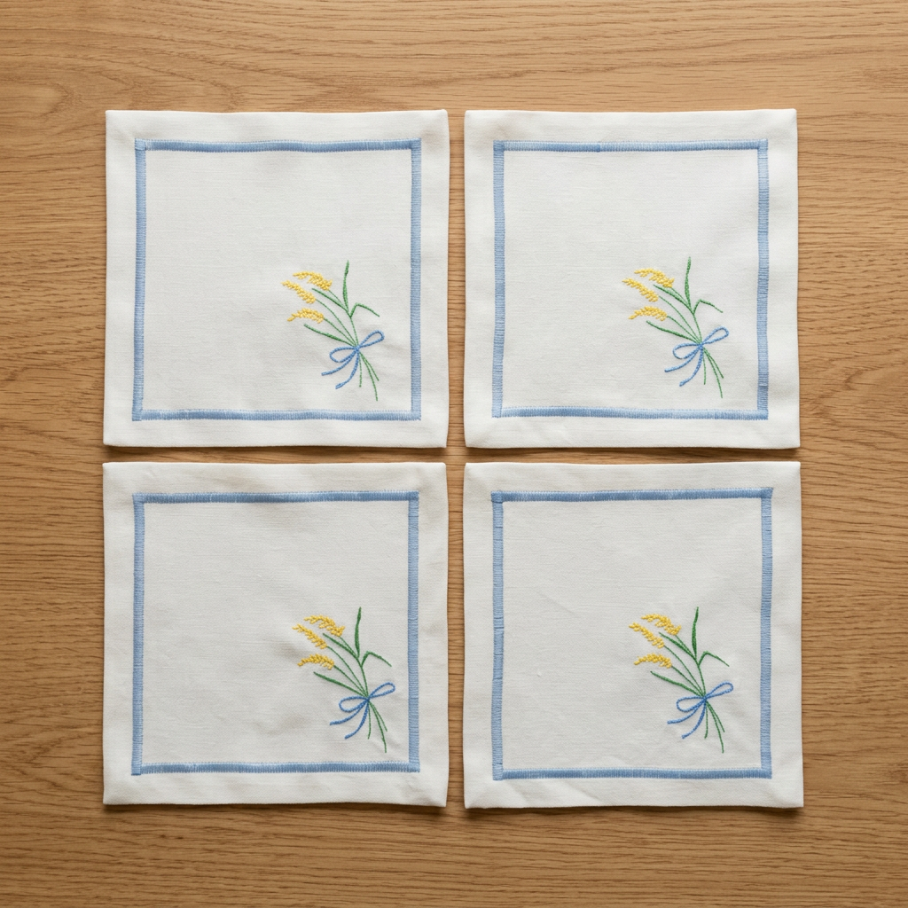 Little Garden Bouquet Cocktail Napkins