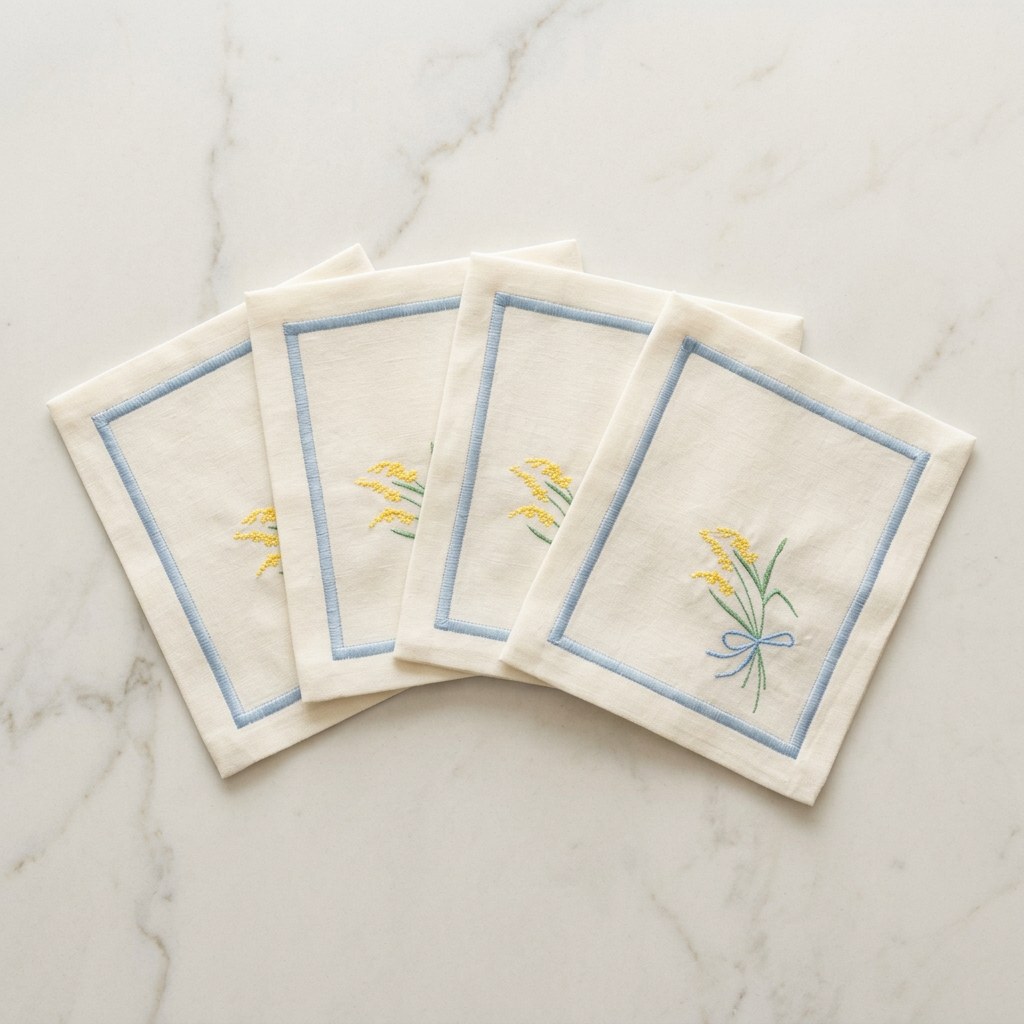 Little Garden Bouquet Cocktail Napkins