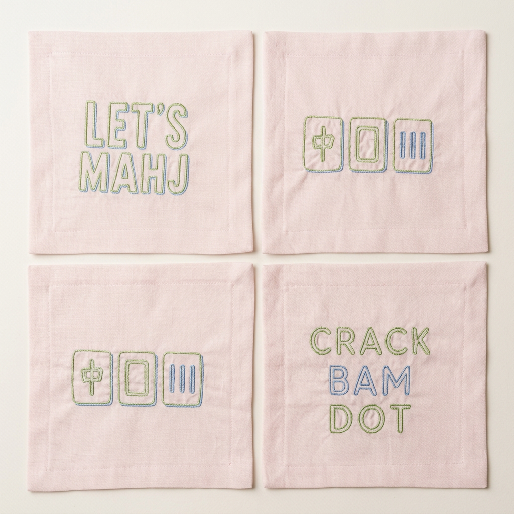 Let's Mahj Cocktail Napkins