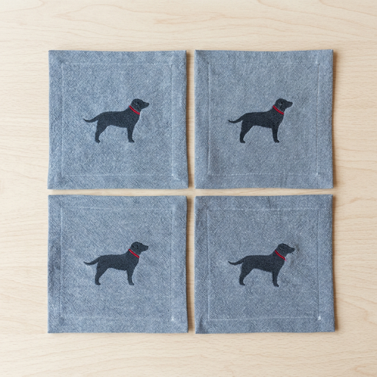 Black Lab Cocktail Napkins