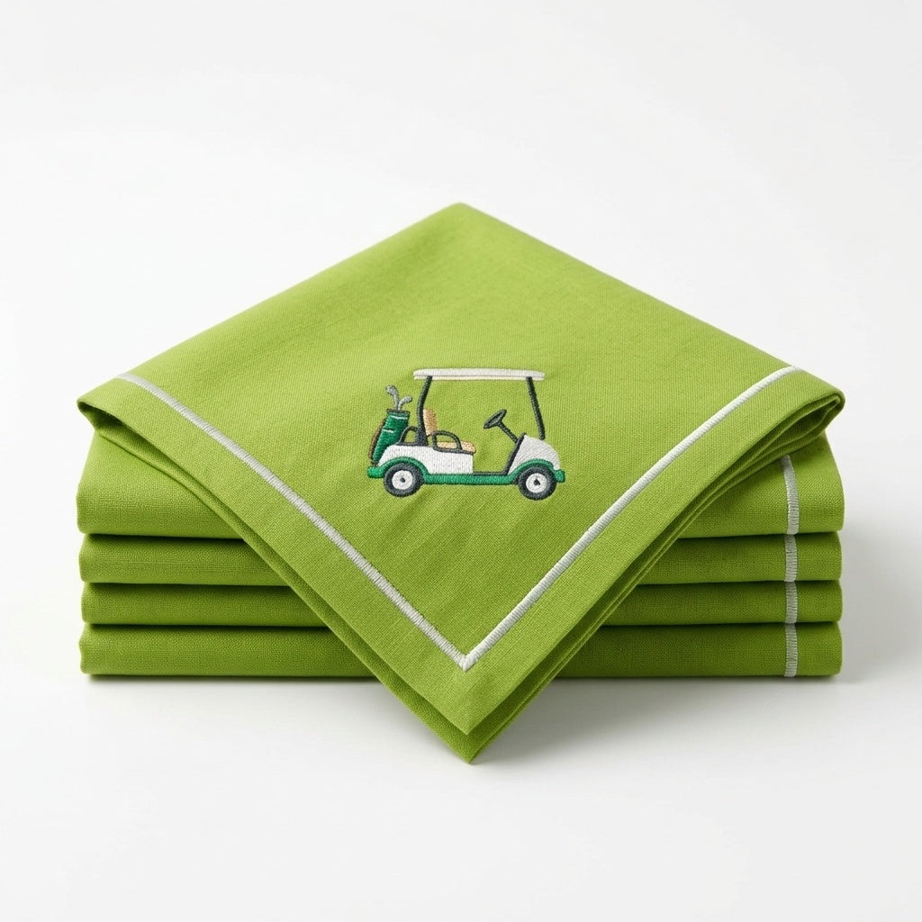 On the Green Dinner Napkins