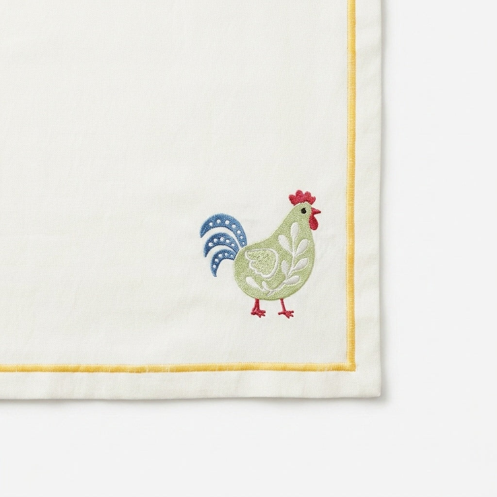 Colorful Chicken Dinner Napkins