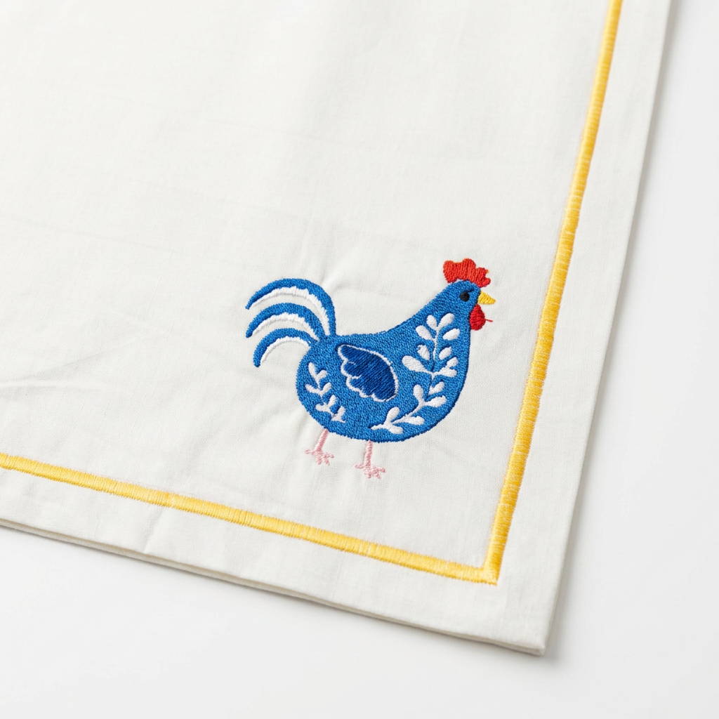 Colorful Chicken Dinner Napkins